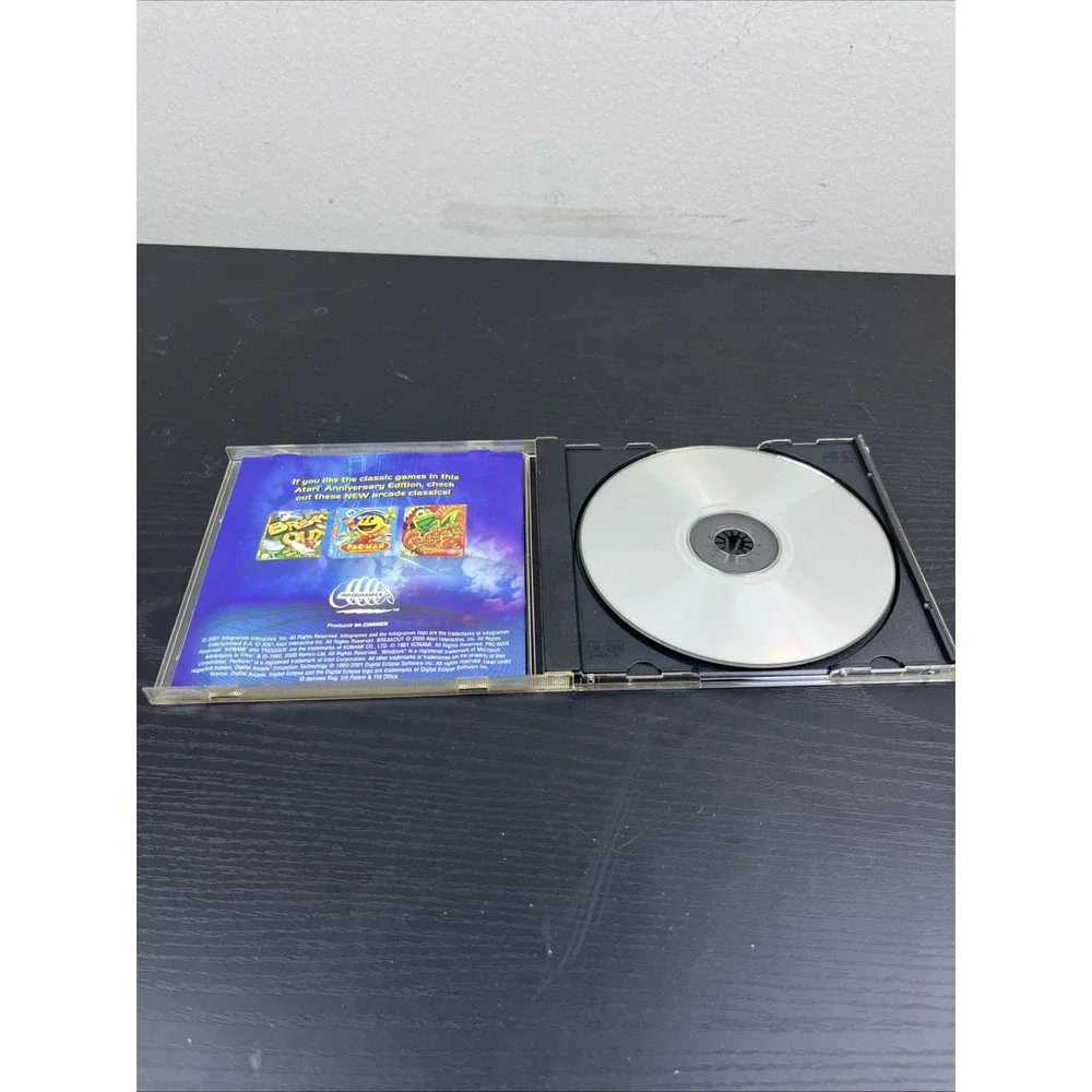 Atari Anniversary Edition PC CD-ROM Jewel Case Disc Retro Computer Game